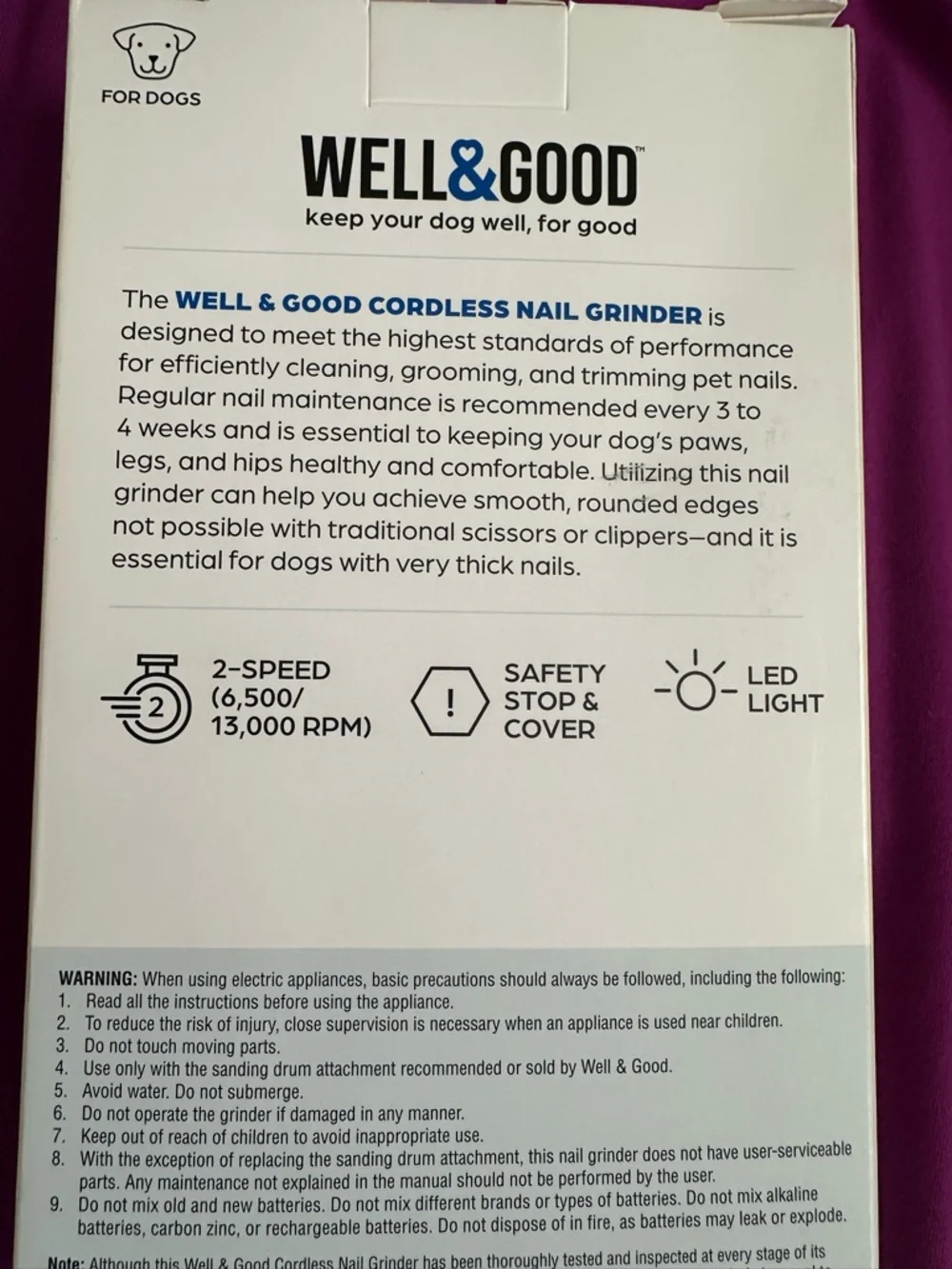 N/A well&good cordless